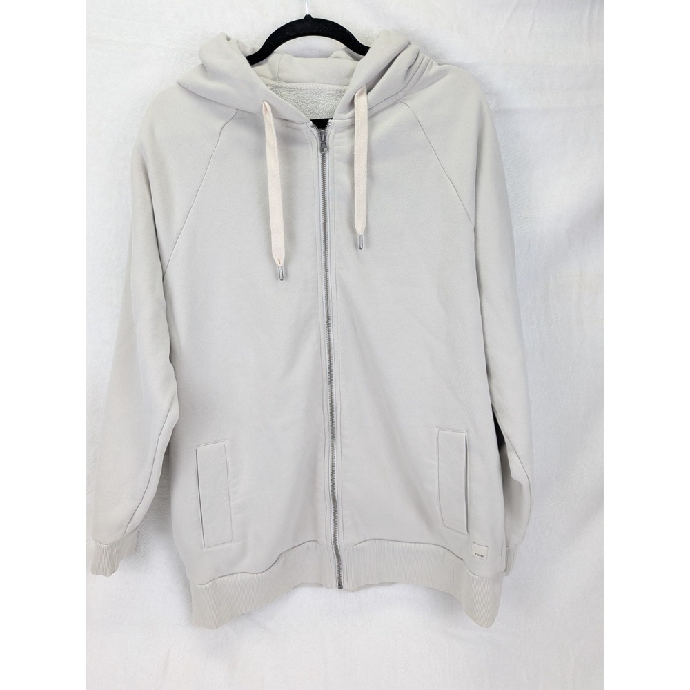 Vuori Restore Oversized Zip Up Women Medium Hoodie Athleisure Minimalist Lounge